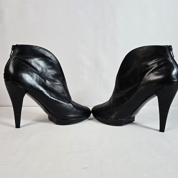 Moda Womens_Heeled(Stiletto) Boots "Spana" Size 8M in Black - Picture 1 of 14
